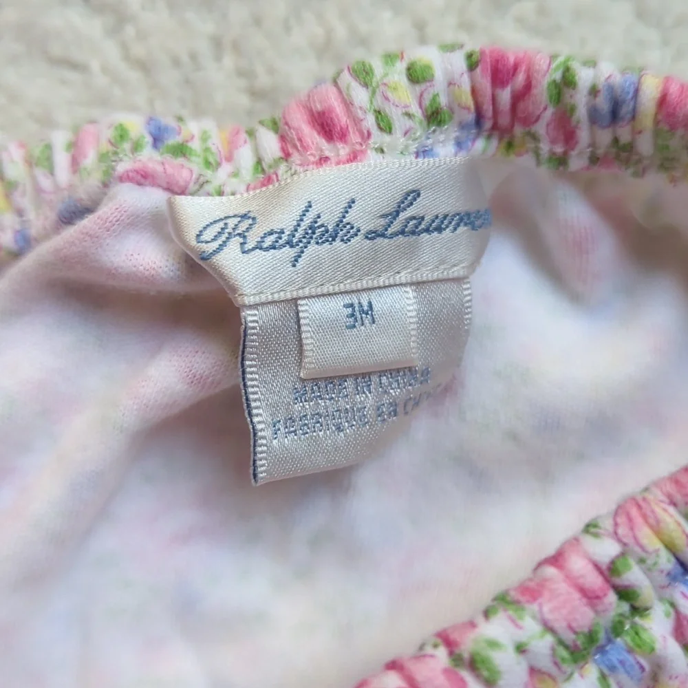 3 For $30. Ralph Lauren floral outfit and socks